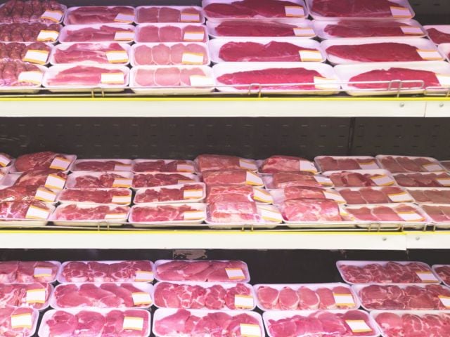Beef in the grocery aisle