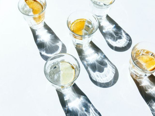 Glasses of water