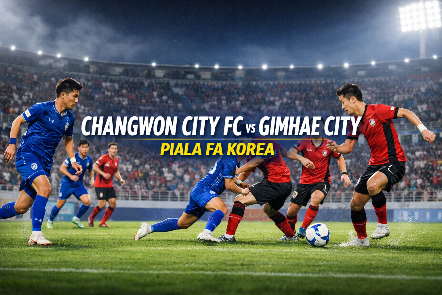 Jalalive Ikuti Perjalanan Changwon City FC di Piala FA Korea Sore Ini Melawan Gimhae City